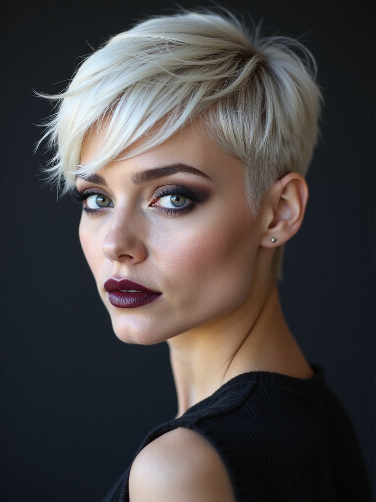 bold short pixie styles
