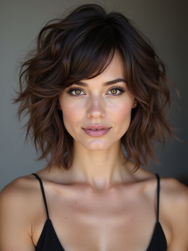 bold short shaggy cuts