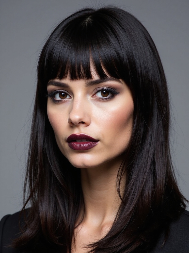 bold textured face framing layers