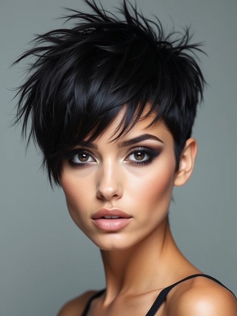 bold textured pixie shag
