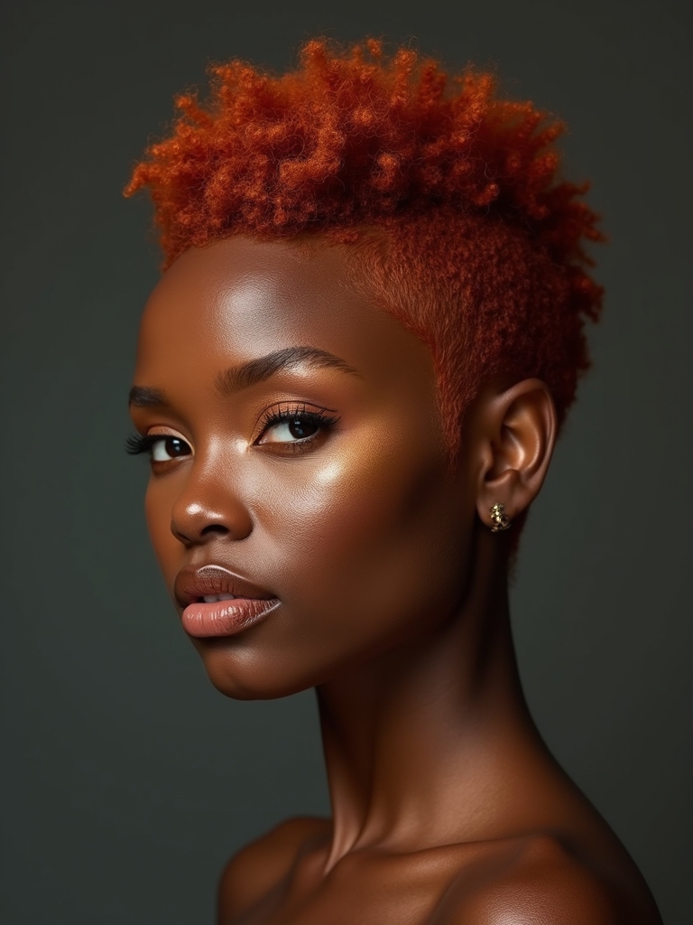 bold vibrant red hair movement