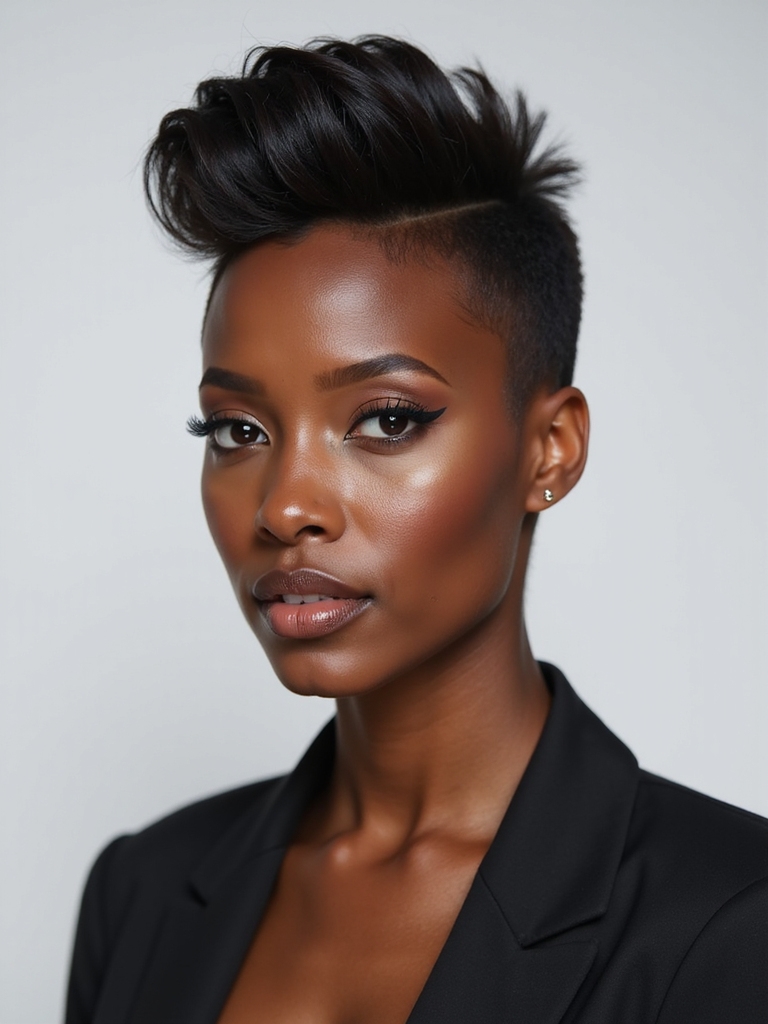 bold voluminous tapered bob