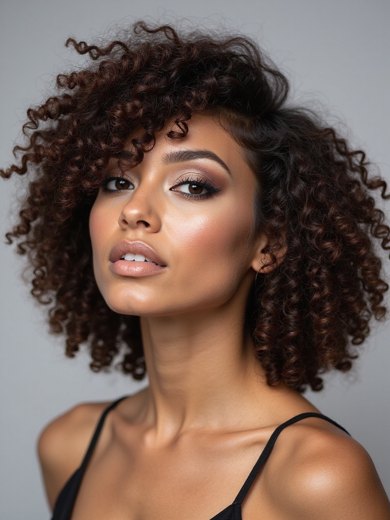 celebrate natural curls with layers
