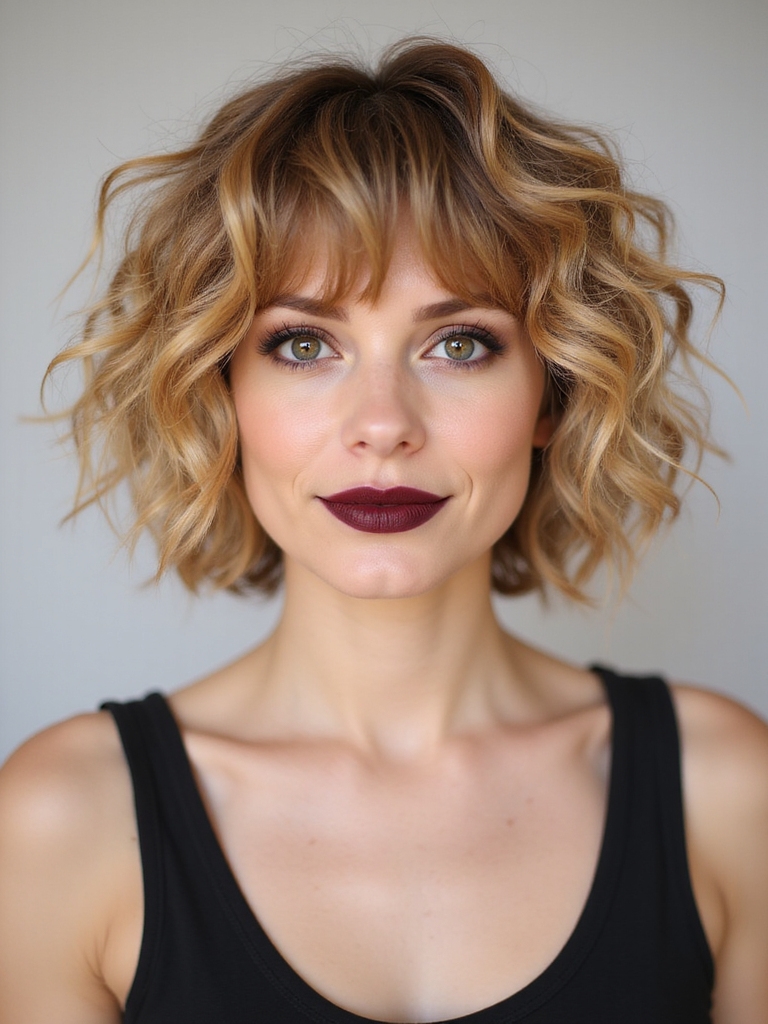 celebrate natural shaggy curls