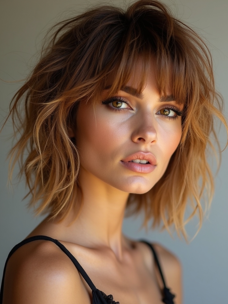 celebrities popularize versatile shaggy bob