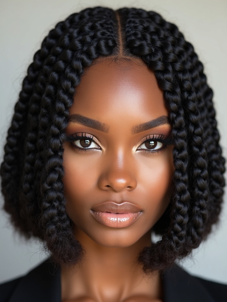 chic braided bob styles