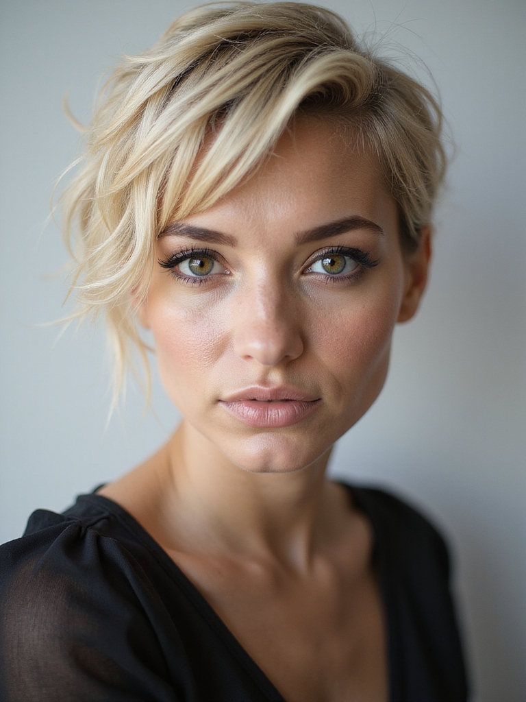 chic cropped pixie makeover