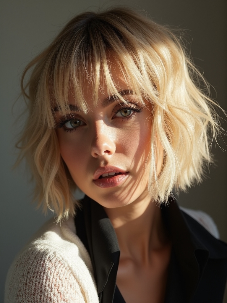 chic shaggy bob styles