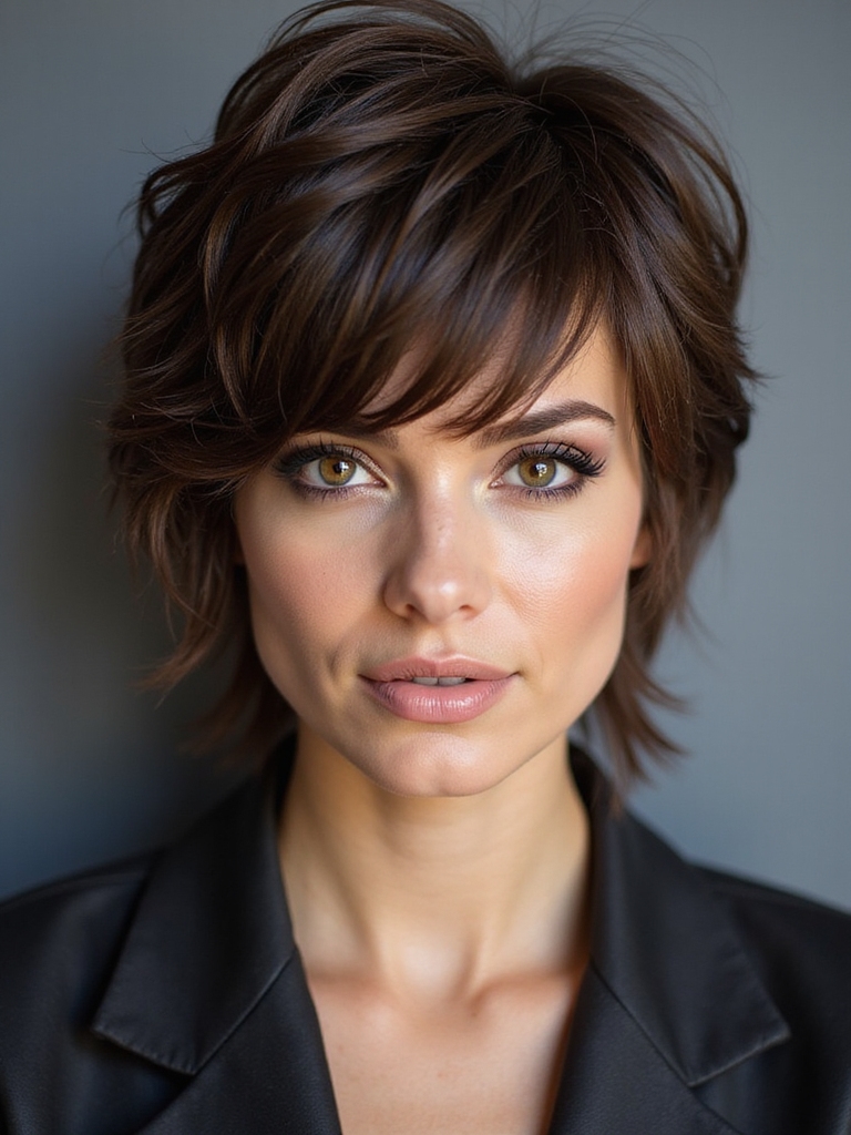 chic versatile long pixie