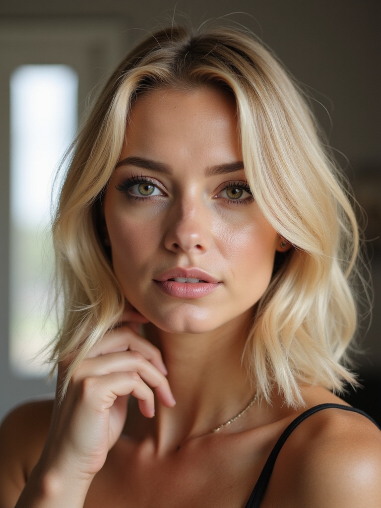 chin length timeless bob elegance