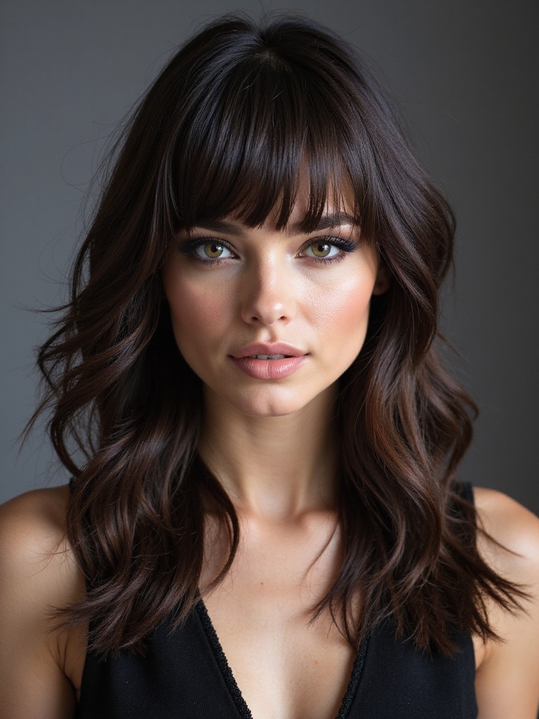 choppy layered shag for volume