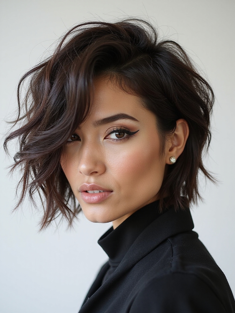 choppy layered textured movement