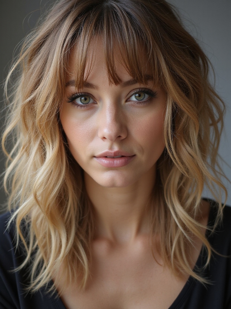 choppy layered textured movement