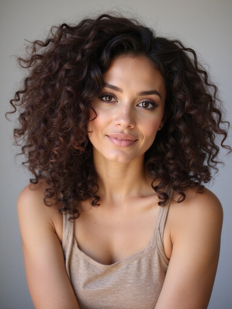 choppy layers enhance natural curls