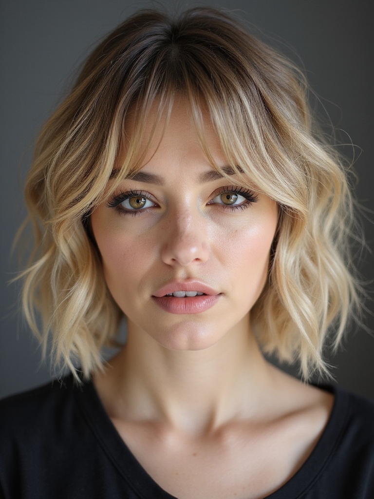 choppy lob with layers