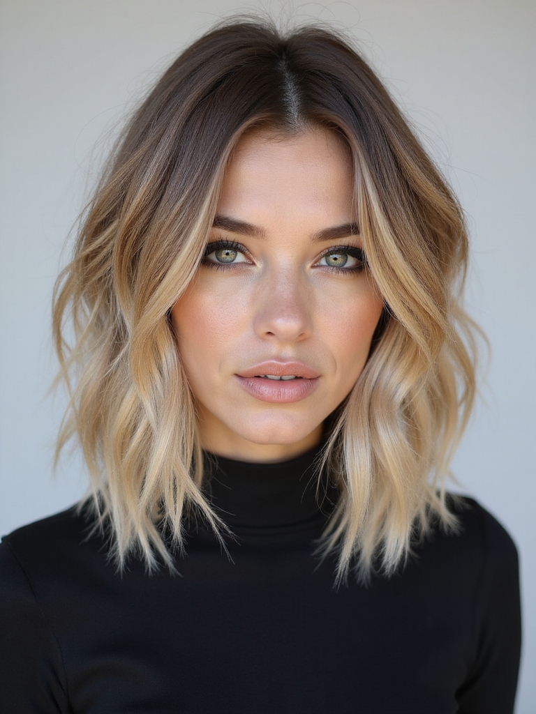 choppy lob with tapering