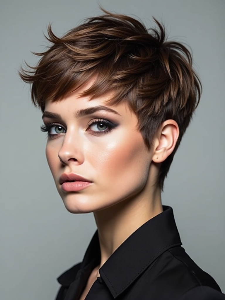 choppy textured pixie movement