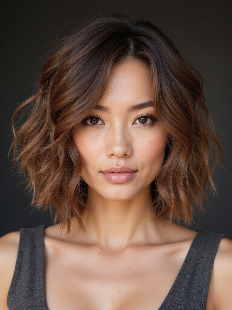 choppy textured soft waves