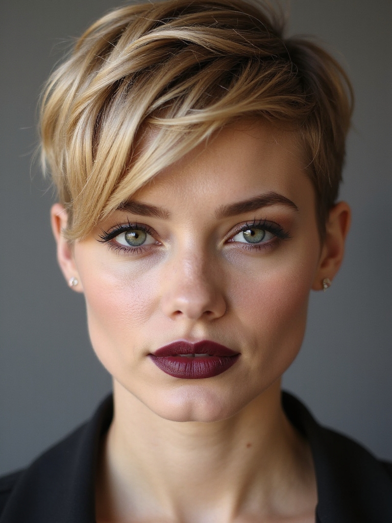 confidence through authentic short hair