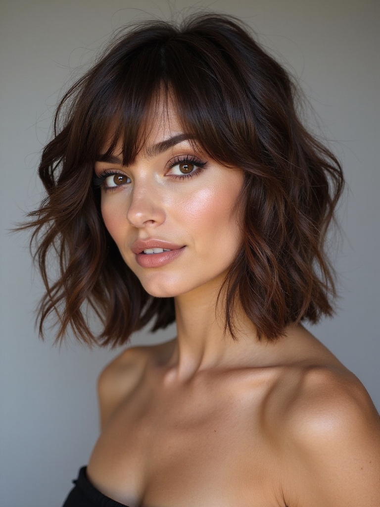 confident versatile textured bob