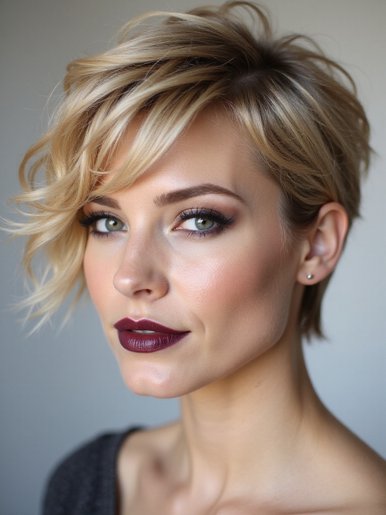 crisp textured pixie maintenance