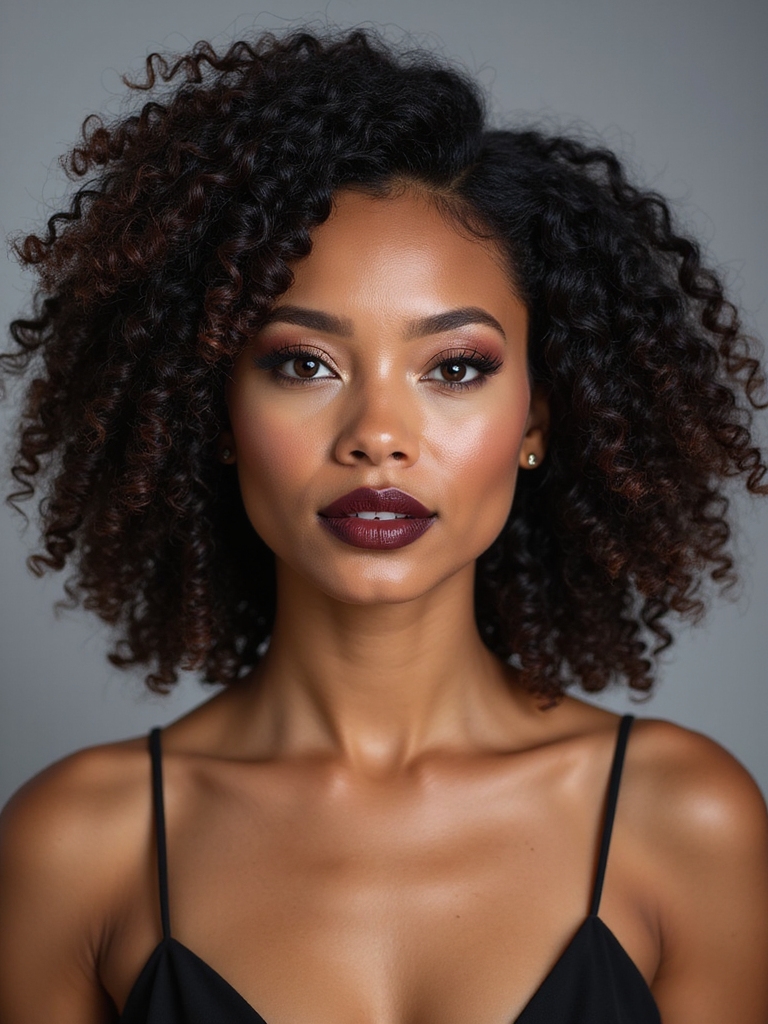 curly bob boosts natural volume