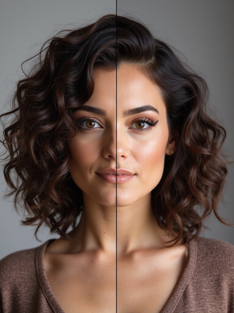 curly bob confidence boosting transformation