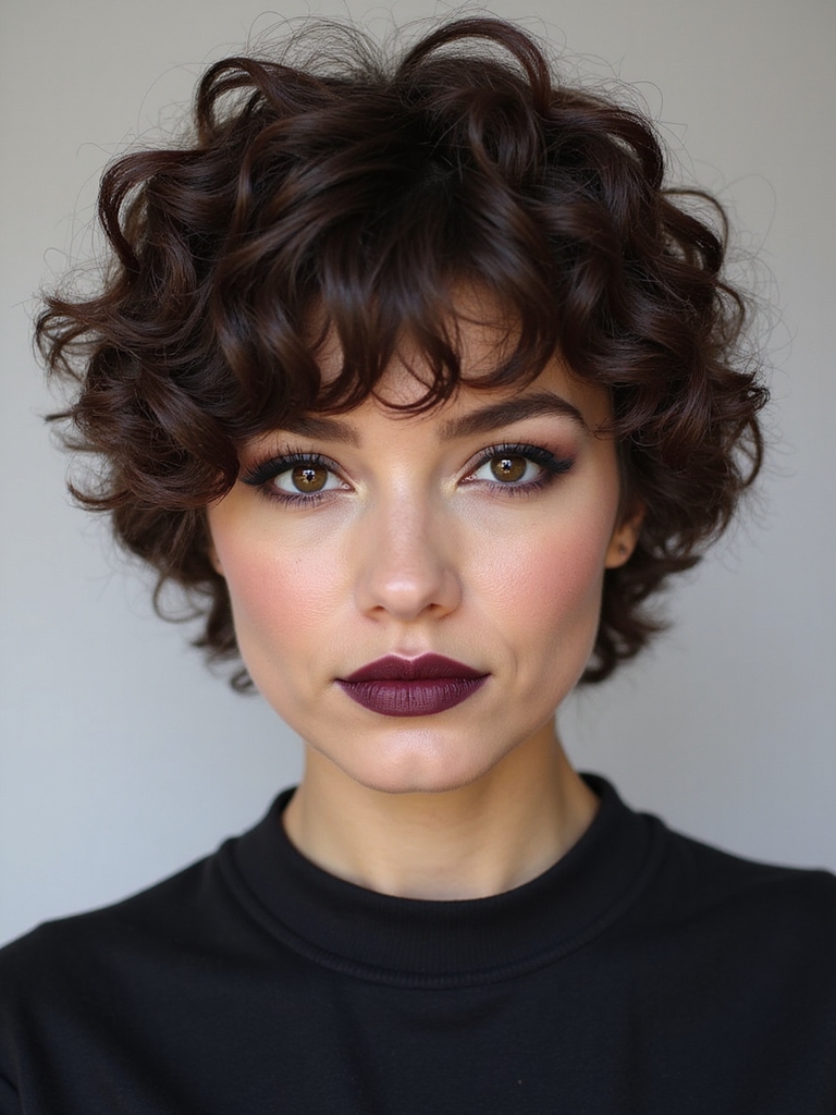 curly pixie confident textured looks