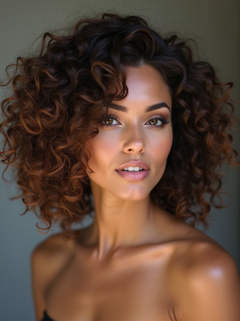 curly volume enhancing textured bob
