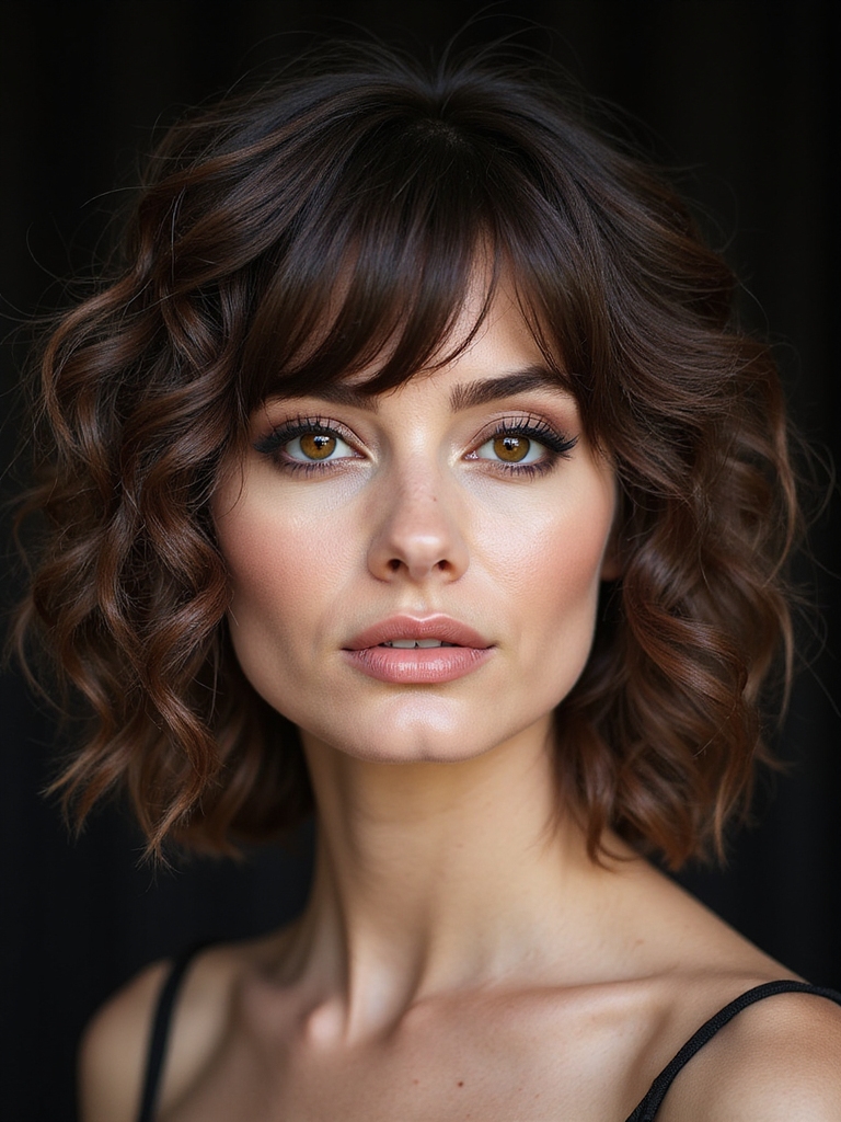 daily textured frizz free bangs