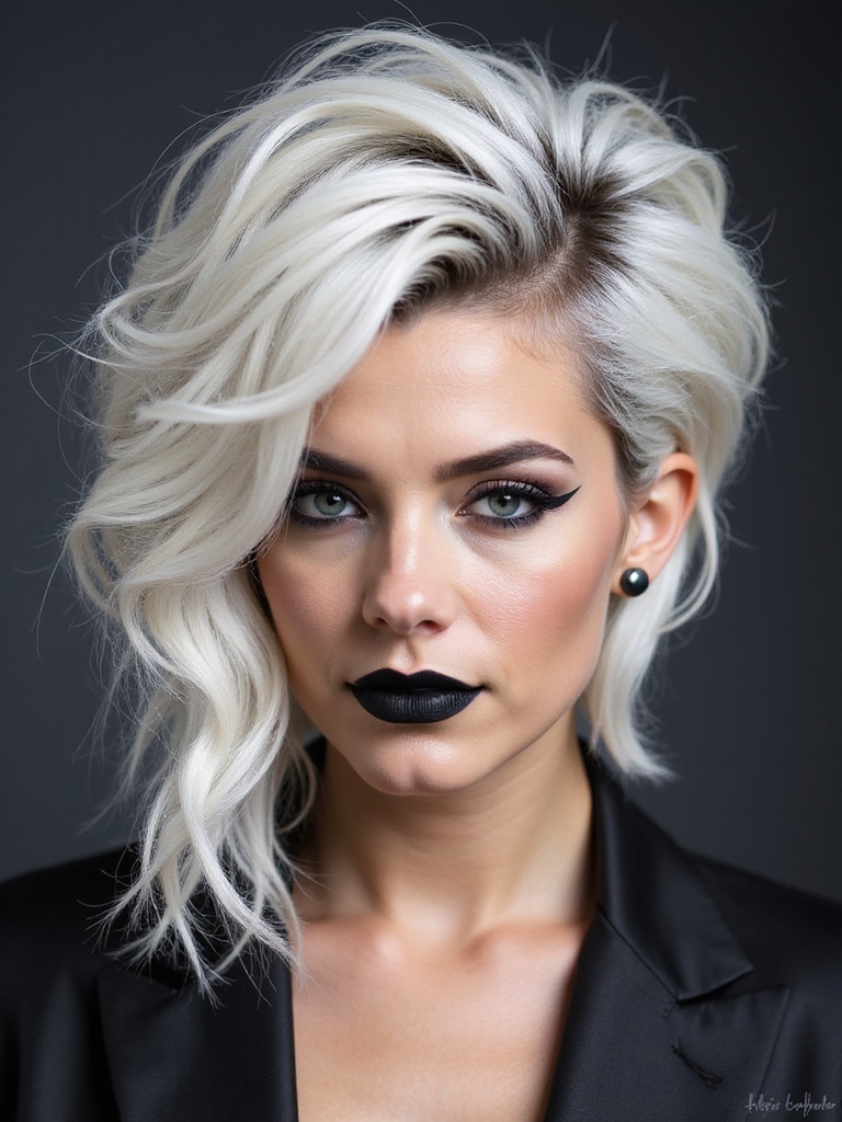 defiant choppy mullet shag