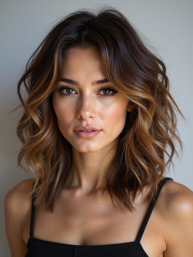 dimension through layered color highlights