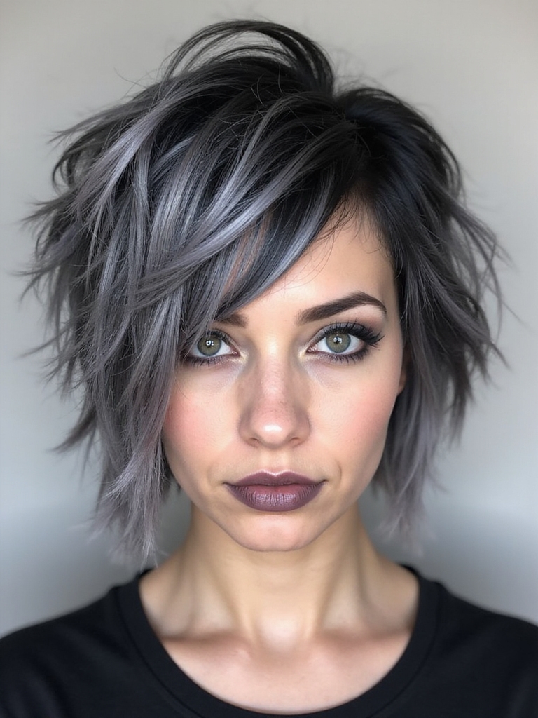 dimensional contrasting pastel and bleach