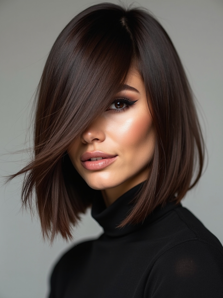 edgy asymmetrical layered cut