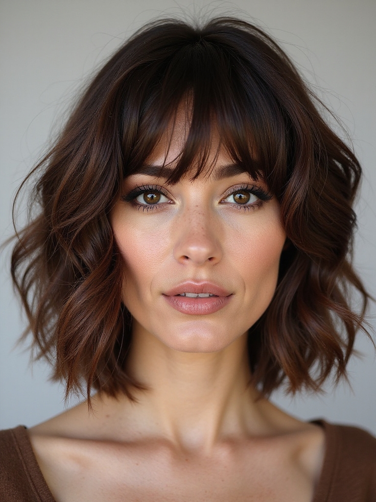 edgy layered textured movement hairstyle