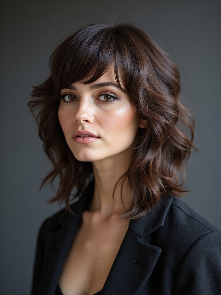 edgy layered versatile modern shag