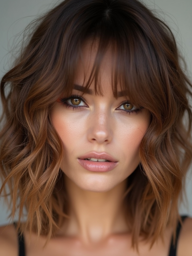 edgy textured effortless confidence hairstyle