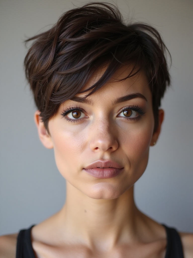 edgy textured pixie hairstyles