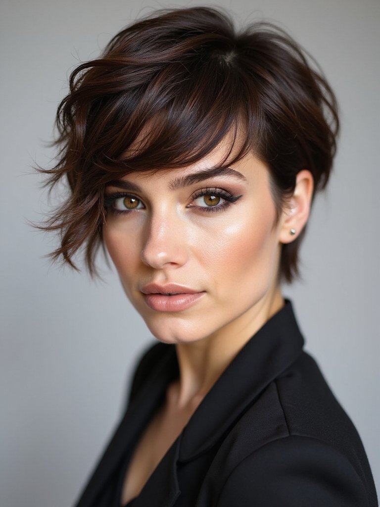 edgy versatile long pixie