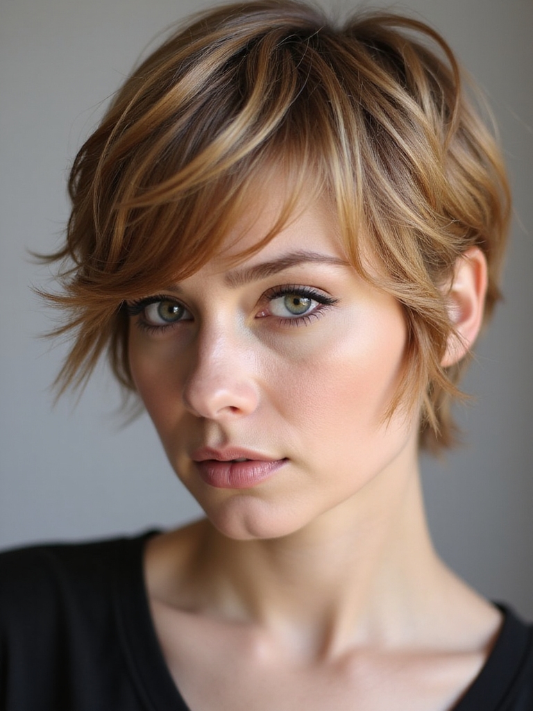 edgy versatile voluminous pixie