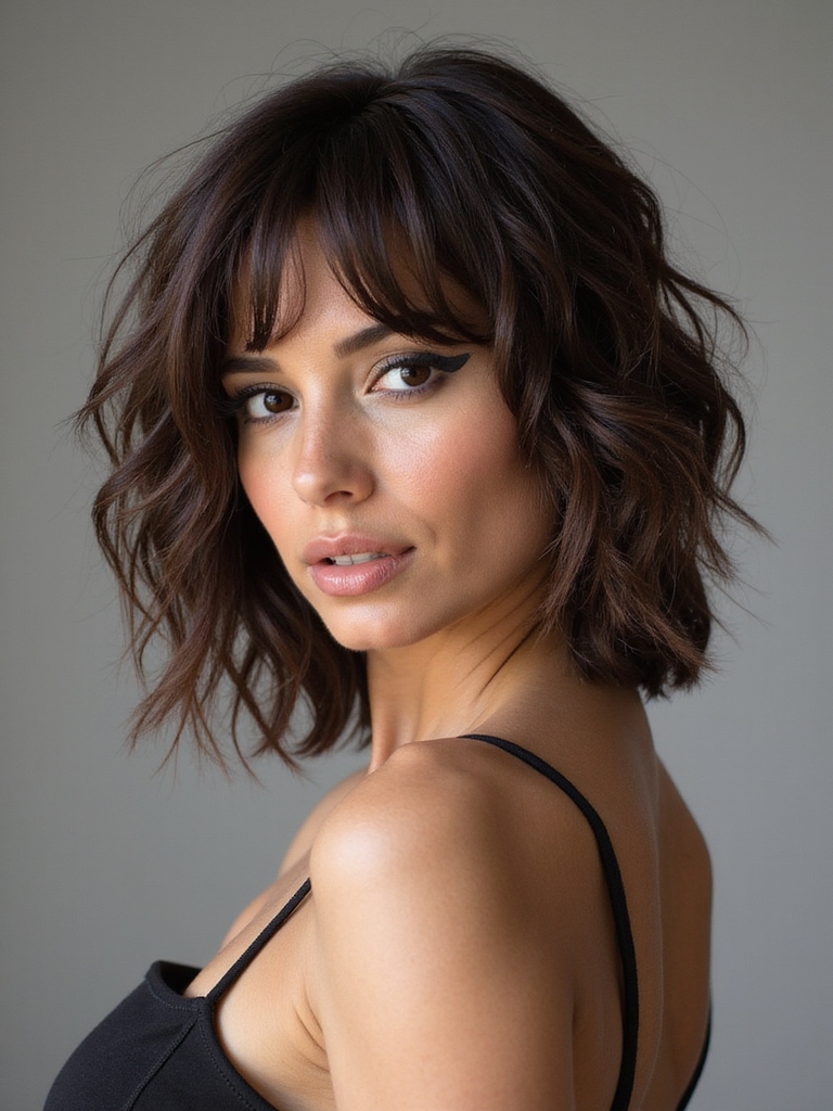 effortless beachy wavy shag