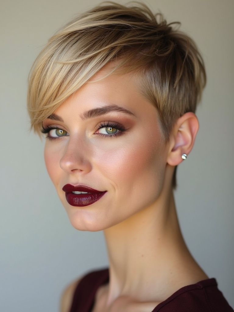 effortless bold low maintenance style