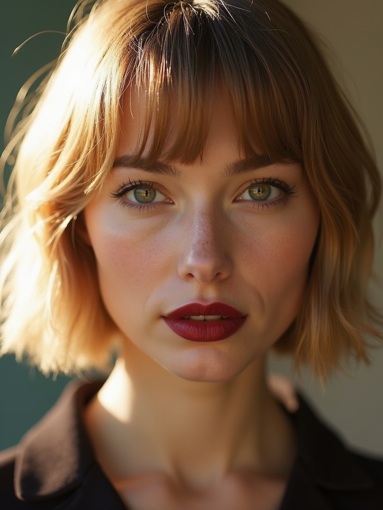 effortless chin length parisian bob