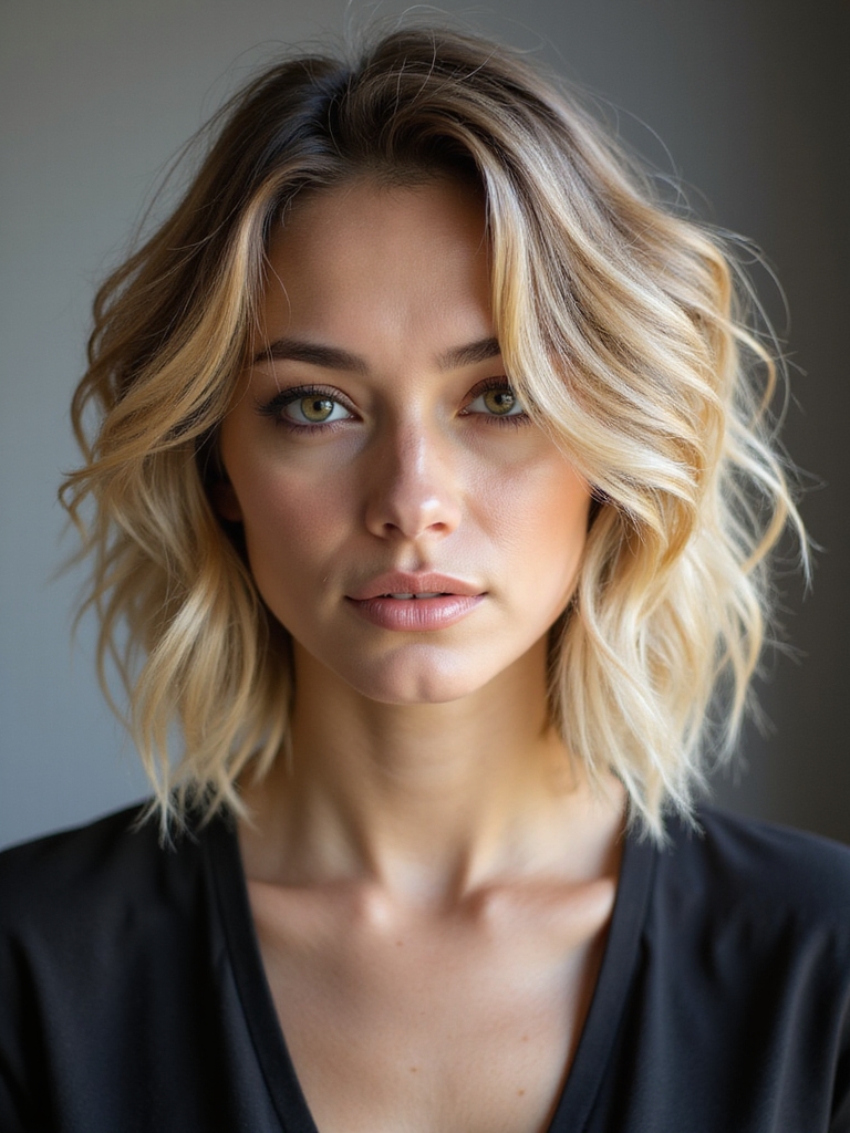 effortless layered low maintenance hairstyle