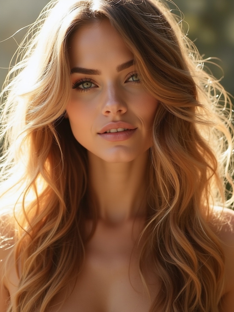 effortless long feathered layers