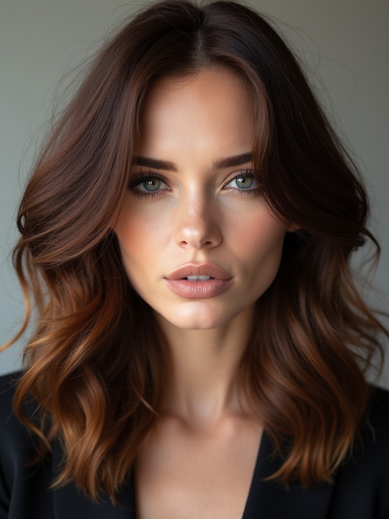 effortless long layers textured