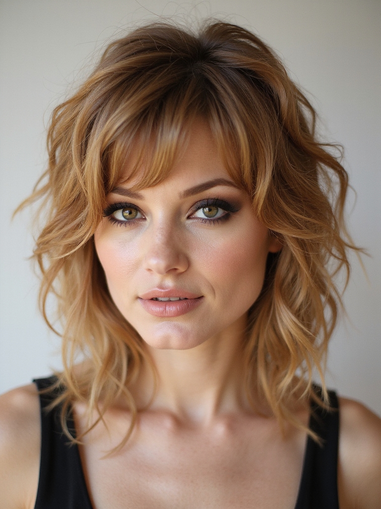 effortless textured 70s inspired volume