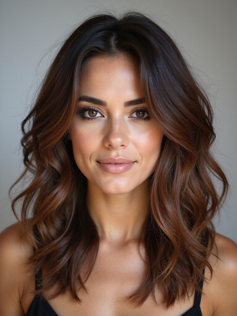 effortless textured adaptable shaggy layers