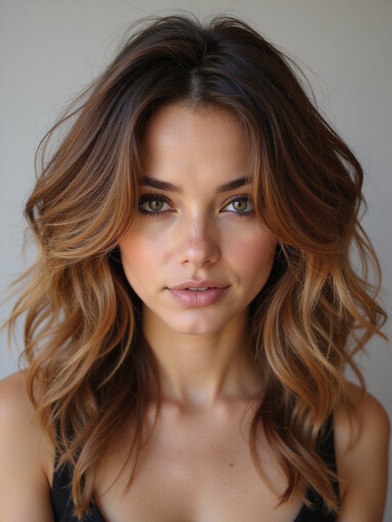 effortless textured long layers