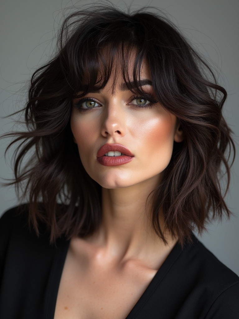 effortless textured medium length movement